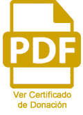 Certificado Donación PequesdeOro Hospital Gregorio Marañón